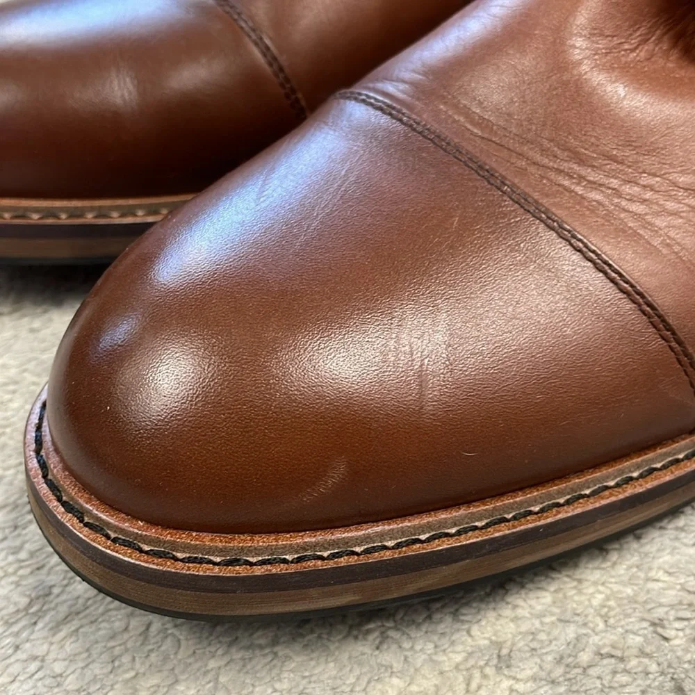 Rodd & Gunn Darfield Derby Shoe Amaretto Brown Lace Up Leather Sz 46